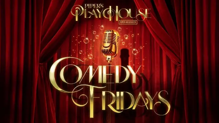 Event artwork: Comedy Fridays at Piper's Playhouse — Piper's Playhouse — Southbank — 16 October 2026