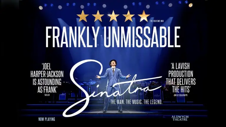 Event artwork: Sinatra the Musical — Aldwych Theatre — London — 14 October 2026