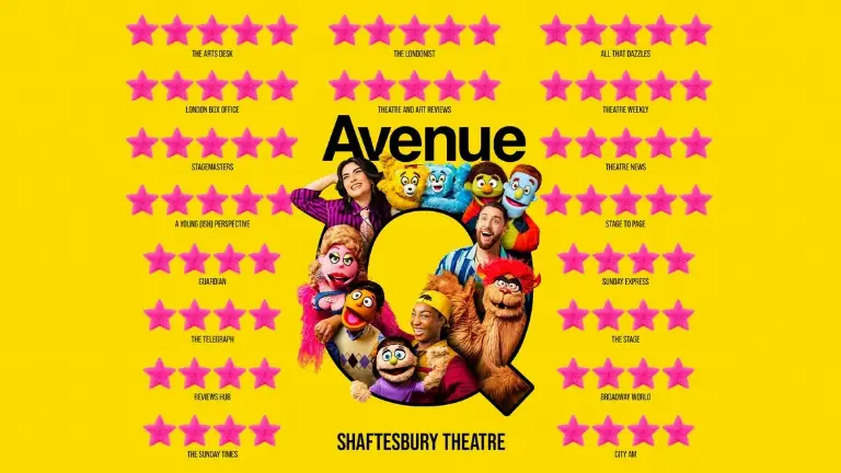 Event artwork: Avenue Q — Shaftesbury Theatre — London — 20 October 2026