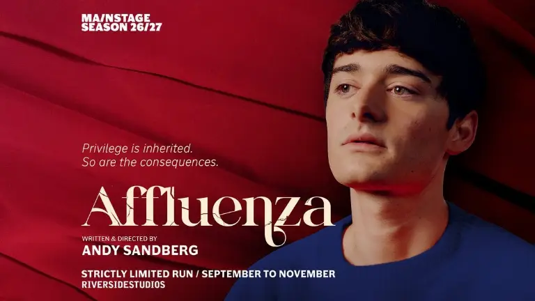 Event artwork: Affluenza — Riverside Studios — London — 16 October 2026