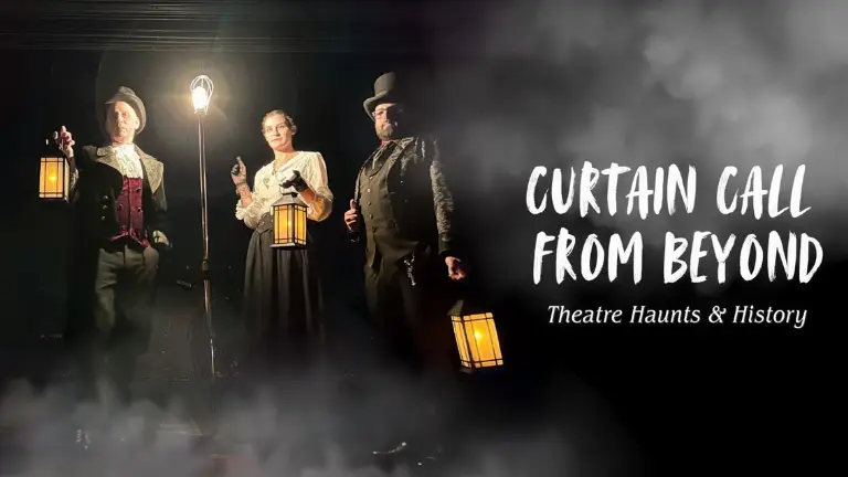 Event artwork: Curtain Call From Beyond: Theatre Haunts & History — Martin Marietta Center for the Performing Arts — Raleigh — 5 October 2026
