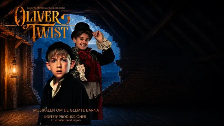 Event artwork: OLIVER TWIST - Koffers produksjoner — Chateau Neuf,Storsalen — Oslo — 5 October 2026