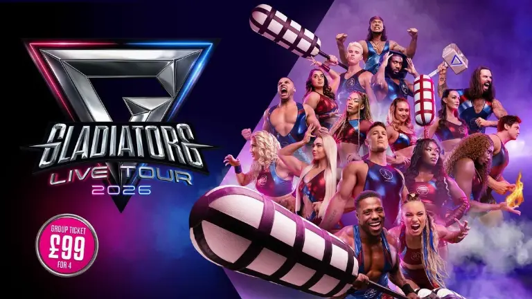 Event artwork: Gladiators Live Tour — P&J Live, Aberdeen — Aberdeen — 10 October 2026