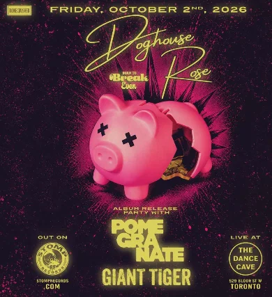 Doghouse Rose, Pomegranate (MTL) & Giant Tiger