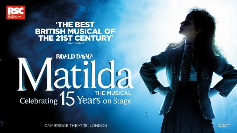Event artwork: Matilda The Musical — Cambridge Theatre — London — 6 October 2026