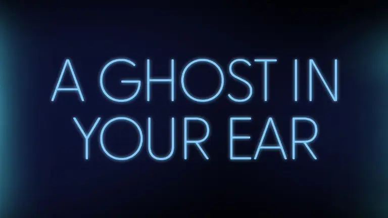Event artwork: A Ghost in Your Ear — Audible's Minetta Lane Theatre — New York — 8 October 2026