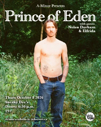 Prince of Eden w/ Nolen Durham & Elfrida at Sneaky Dee's